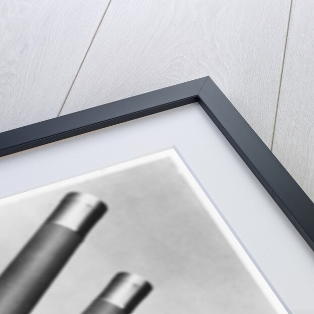 The 16 inch guns of the battleship HMS Rodney by Anonymous