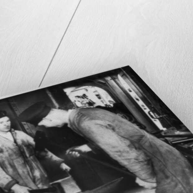 The blacksmith's shop on board the battleship HMS Nelson by Anonymous