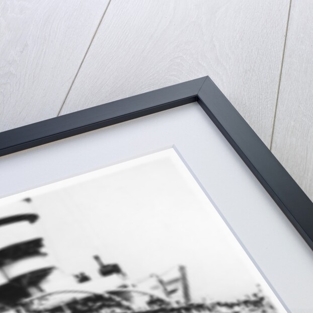 The admiral striking his flag, HMS Warspite by Anonymous