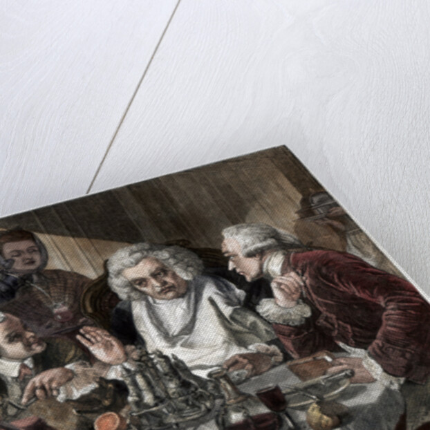 Dr Johnson's first interview with John Wilkes by W Thomas