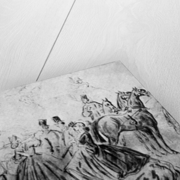 The Promenade by Constantin Guys