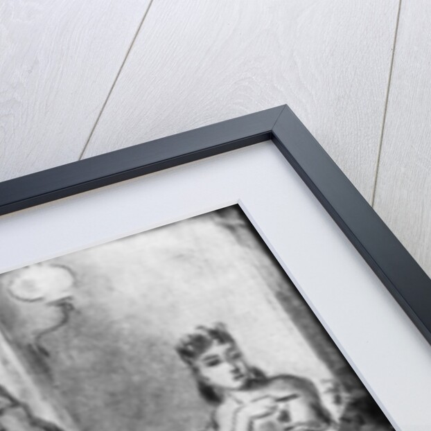 Femme Dansant Devant un Comptoir by Constantin Guys