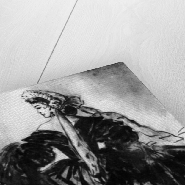 Study of a Woman by Constantin Guys