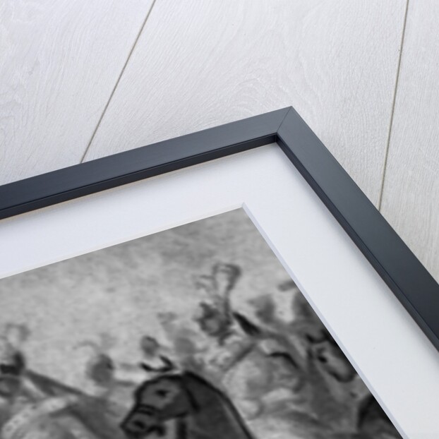 The Escort of Cuirassiers by Constantin Guys