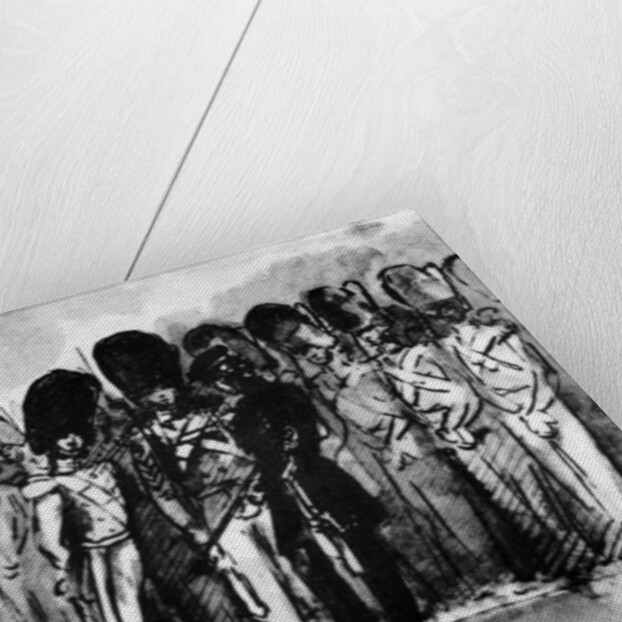 On Parade by Constantin Guys