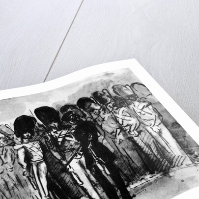 On Parade by Constantin Guys