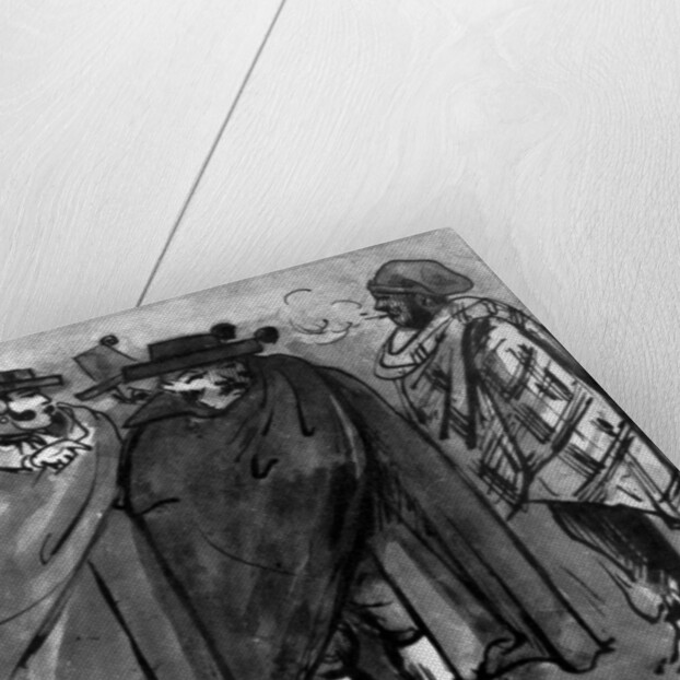 Spaniards by Constantin Guys