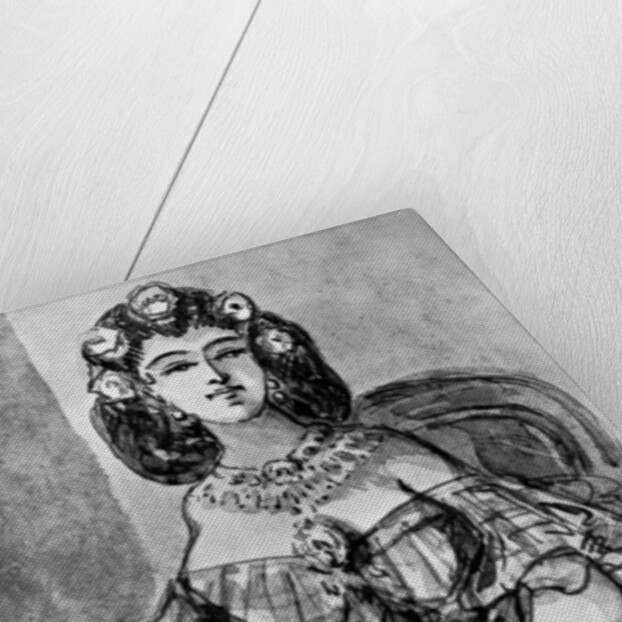 Portrait of a Lady by Constantin Guys