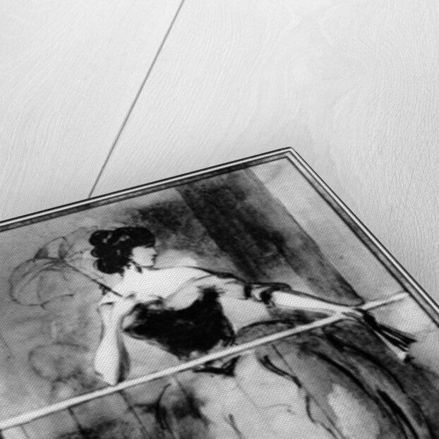 Lady at a Balcony by Constantin Guys