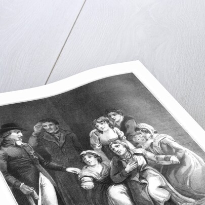 The king relieving the prisoners in Dorchester jail by Cooper