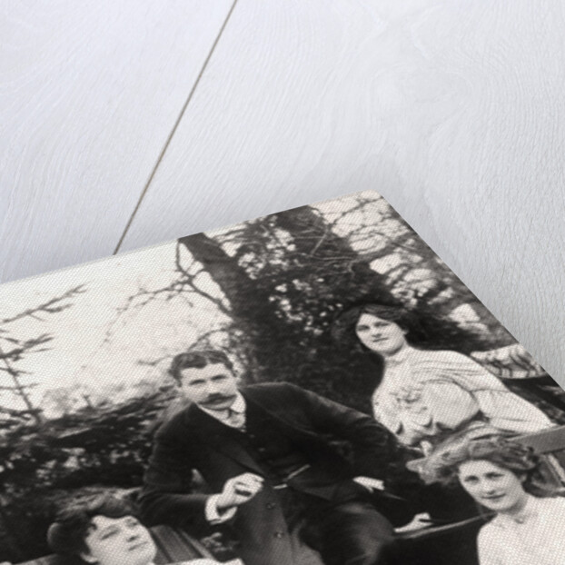 Zena (1887-1975) and Phyllis Dare (1890-1975), English actresses, with their parents by Foulsham and Banfield