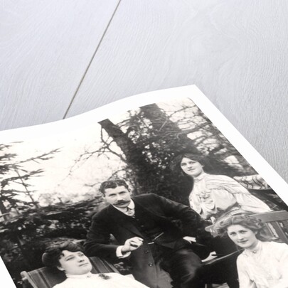 Zena (1887-1975) and Phyllis Dare (1890-1975), English actresses, with their parents by Foulsham and Banfield