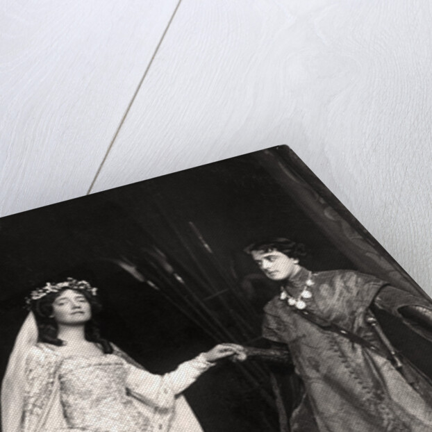 Dorothea Baird (1875-1933) and Harcourt Williams (1880-1957) in Paola and Francesca by Foulsham and Banfield