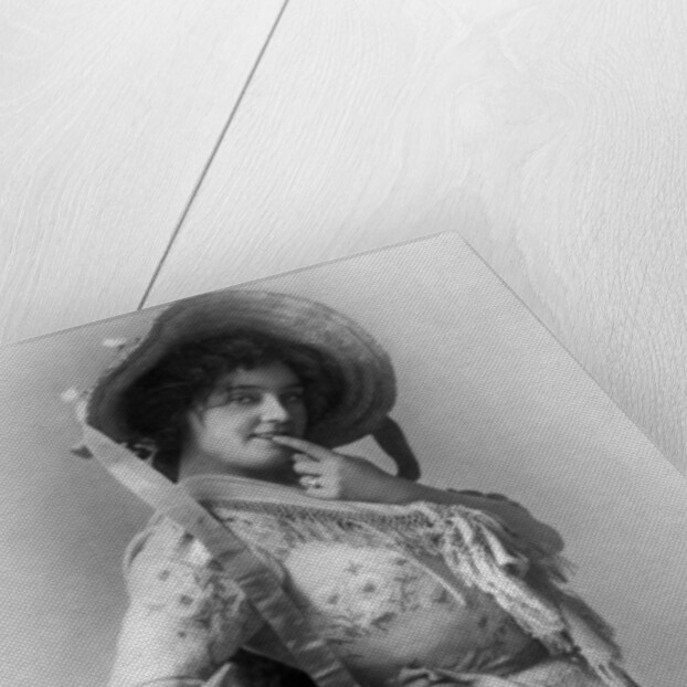 Evie Greene (1876-1917), English actress by Reinhold Thiele