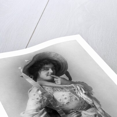 Evie Greene (1876-1917), English actress by Reinhold Thiele