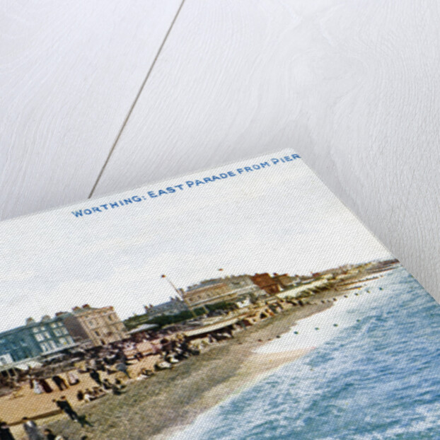 East Parade from the pier, Worthing, Sussex by Anonymous