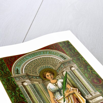 St Agatha, virgin and martyr by Anonymous