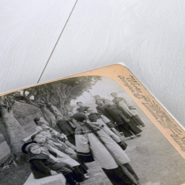 Mission children, with one little American girl, Canton, China by Underwood & Underwood