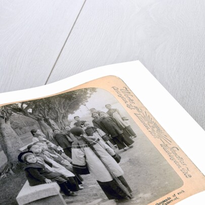 Mission children, with one little American girl, Canton, China by Underwood & Underwood