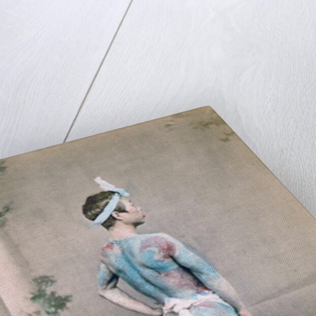 Tattooed Japanese groom (betto), Japan by Felice Beato