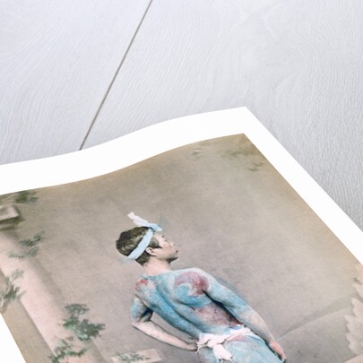 Tattooed Japanese groom (betto), Japan by Felice Beato