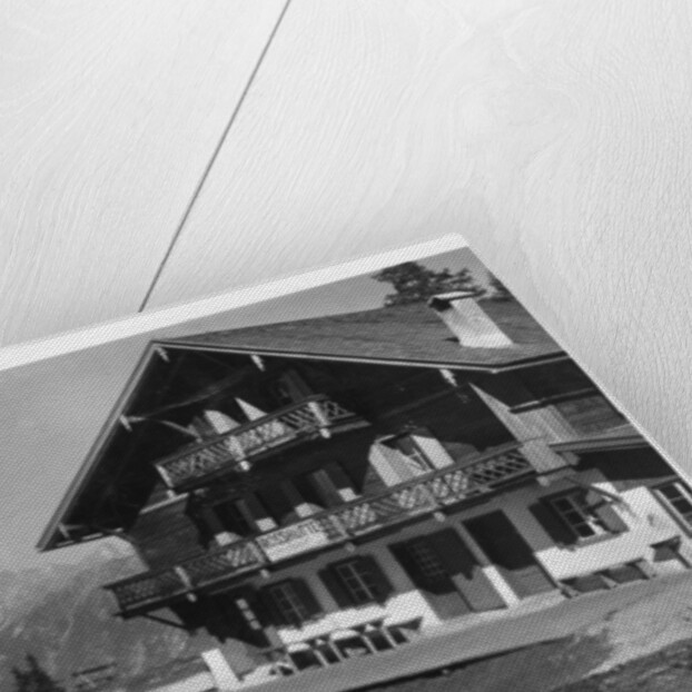 Rosshutte and the Wettersteingebirge mountains, near Seefeld, Austria by Anonymous