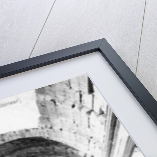 Ruined interior of the Roman Temple of Diana, Nimes, France by Anonymous