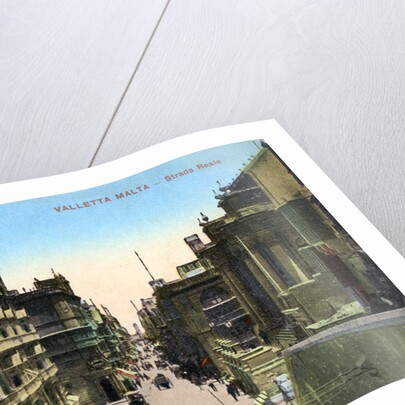 Strada Reale, Valletta Malta by Anonymous