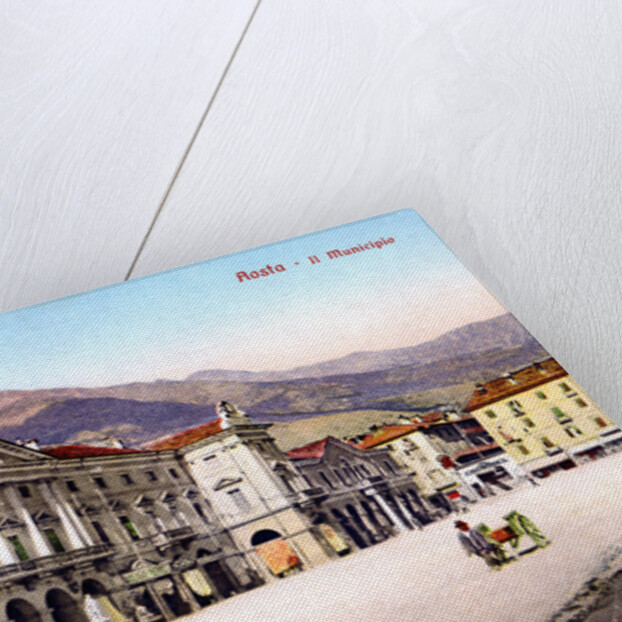 Aosta - Il Municipio by Anonymous