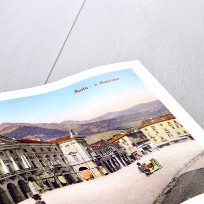 Aosta - Il Municipio by Anonymous