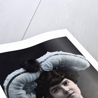 Paule Delys, theatre actress by Walery