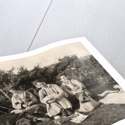 Women enjoying a picnic by Anonymous
