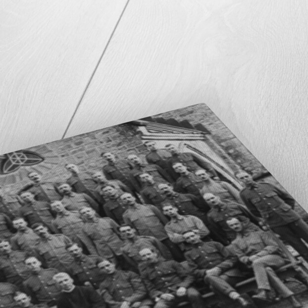 British troops outside the garrison church, Chakrata by Anonymous