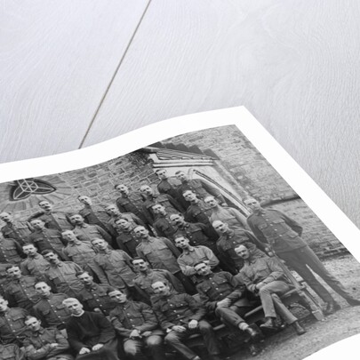 British troops outside the garrison church, Chakrata by Anonymous