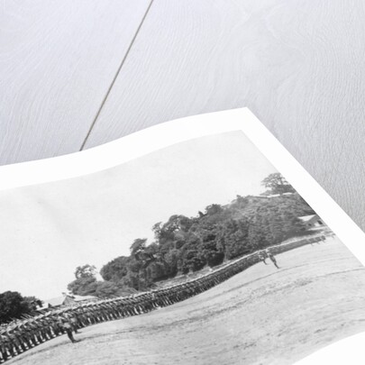 5th Battalion East Surrey regiment on parade, Chakrata by Anonymous
