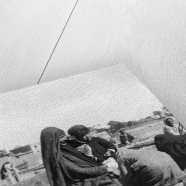 Women collecting water at on the Tigris River, Baghdad, Iraq by Anonymous