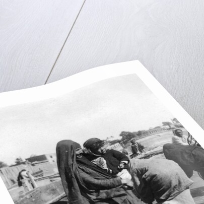 Women collecting water at on the Tigris River, Baghdad, Iraq by Anonymous