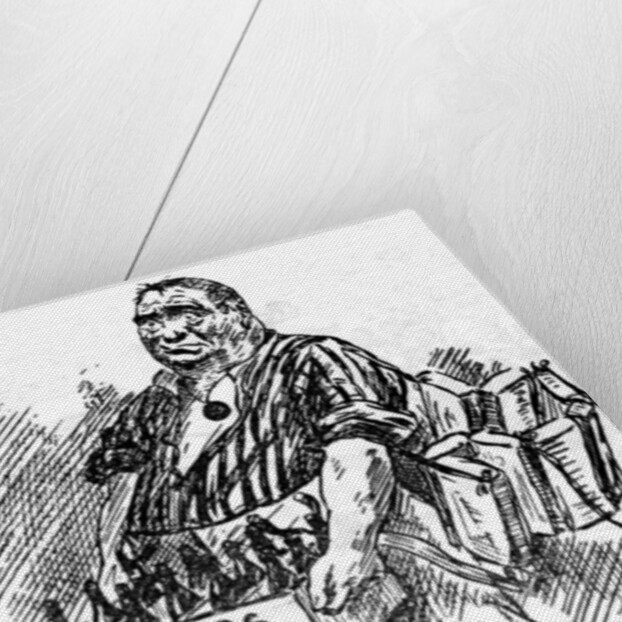 Cartoon from the ship board paper The Comet, troopship 'RMS Caronia' by Anonymous