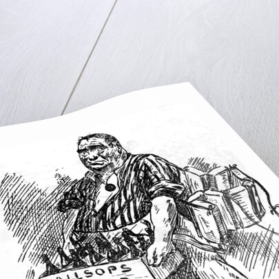 Cartoon from the ship board paper The Comet, troopship 'RMS Caronia' by Anonymous