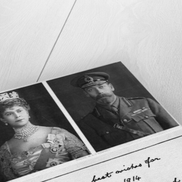 Royal christmas greeting card to the British troops by Anonymous