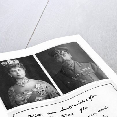 Royal christmas greeting card to the British troops by Anonymous