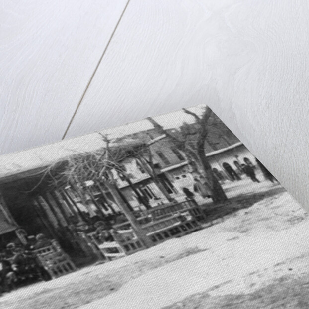 Arab coffee shop, Baghdad, Mesopotamia, WWI by Anonymous