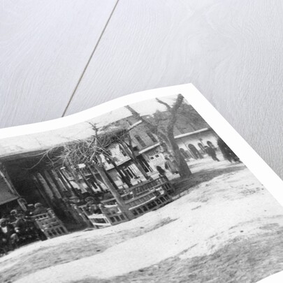 Arab coffee shop, Baghdad, Mesopotamia, WWI by Anonymous