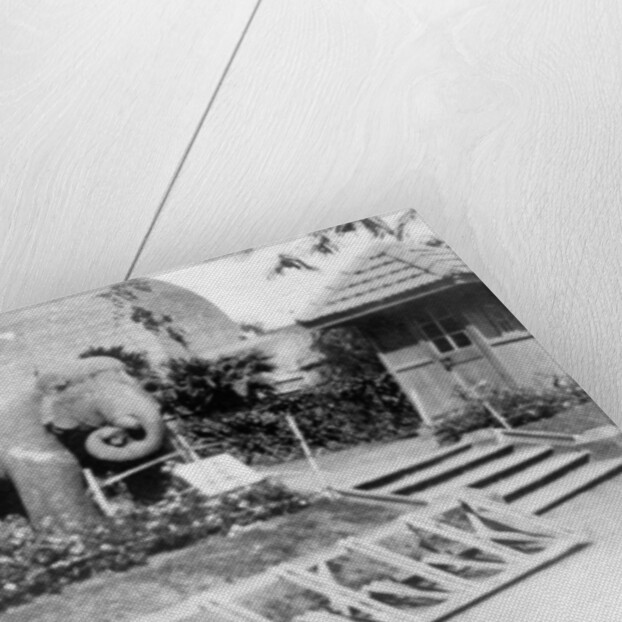 Elephant statue, Victoria Gardens, Bombay, India by Anonymous