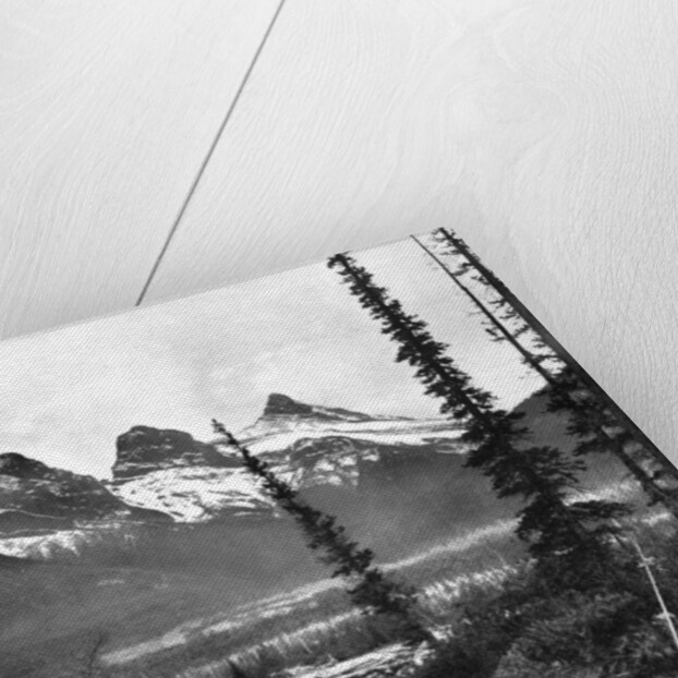 The Three Sisters, Canmore, Canadian Pacific Railway by John L Stoddard