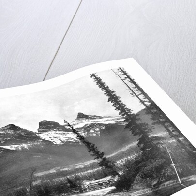 The Three Sisters, Canmore, Canadian Pacific Railway by John L Stoddard