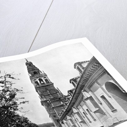 Court of Oranges and Mosque, Cordoba, Spain by John L Stoddard