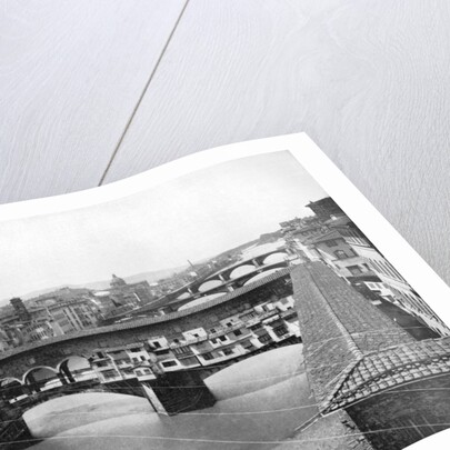 The Ponte Vecchio, Florence, Italy by John L Stoddard