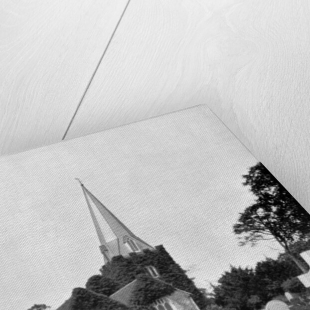 Churchyard of Stoke-Pogis, England by John L Stoddard