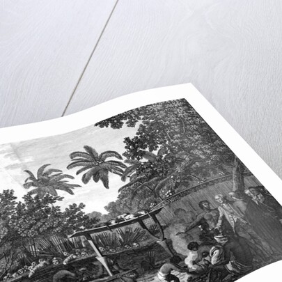 A Human Sacrifice in a Morai, in Otaheite; in the presence of Captain Cook by Anonymous